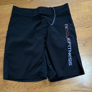Rogue Fitness Black Athletic Shorts